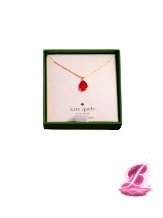 kate spade Jewelry - Kate Spade Necklace - Cubic Zirconia - Fuschia - Treasure Trove - NWT